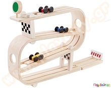 Πίστα Αγωνιστικών Plan Toys  Σταθμοί Παιχνιδιού