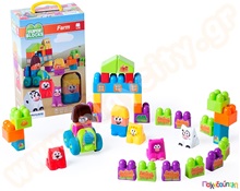 Φάρμα Super Blocks  Πλαστικά Παιχνίδια Κατασκευών με Τουβλάκια