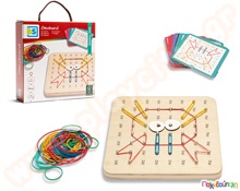 Πίνακας κατασκευών με λαστιχάκια - Geoboard  Παιχνίδια Κατασκευών - Μαστορέματα