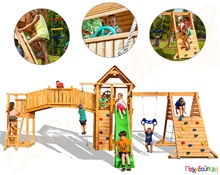 Ξύλινο Σύστημα Αναρρίχησης Fun Gym