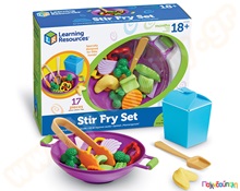 Μαγειρική με τηγάνι Σετ 17 τεμάχια - New Sprouts Stir Fry Set  Παιδικά Κουζινικά