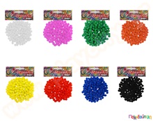 Pom-poms σε 8 χρώματα 200 τμχ. 10mm  Διακοσμητικά Pom Poms