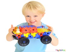 Σετ Junior Polydron 124 τεμάχια  Πλαστικά Παιχνίδια Κατασκευών - Οικοδομικό Υλικό