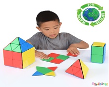 Σετ Τάξης Συμπαγών Μαγνητικών Polydron 72 τεμάχια  Μαγνητικά Παιχνίδια Κατασκευών