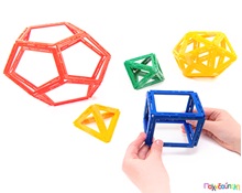 Σετ Γεωμετρικών Στερεών Πλαισίων Polydron 50 τεμάχια  Πλαστικά Παιχνίδια Κατασκευών - Οικοδομικό Υλικό