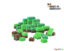 XS-Playblocks Γήινα Χρώματα 57 τεμάχια  Επιδαπέδια Παιχνίδια