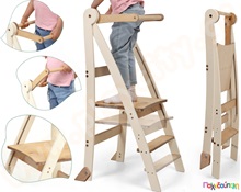 Ρυθμιζόμενος Πύργος Μάθησης Montessori  Υλικά Εξοπλισμού Ασφαλείας