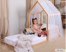 Κρεβάτι Σπιτάκι Montessori 190x90 εκ.  Βρεφικά Παρκοκρέβατα