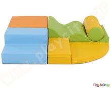 Σετ "Soft Play Explorer" παλ πολύχρωμο  Soft Play - Αφρώδη Σχήματα