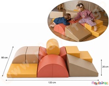 Σετ soft play adventurer, παστέλ ροζ