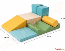 Σετ soft play discoverer, παστέλ τιρκουάζ