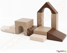 Σετ "Soft Play Creativity" σοκολά  Soft Play - Αφρώδη Σχήματα