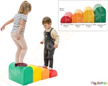 Σετ "Soft Play Motion" πολύχρωμο 4 τεμαχίων  Soft Play - Αφρώδη Σχήματα