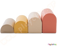 Σετ soft play motion 4 τεμαχίων, παστέλ ροζ