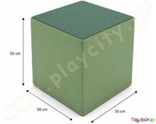Μεγάλος κύβος soft play, πράσινο