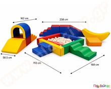 Σετ "Soft Play Party" πολύχρωμο  Πισίνες για μπάλες