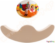 Τραμπάλα soft play buddy, μπεζ  Παιδικές Τραμπάλες