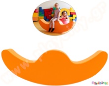 Τραμπάλα soft play buddy, πορτοκαλί