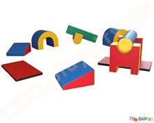 Σετ "Soft Play Fun Run" πολύχρωμο  Soft Play - Αφρώδη Σχήματα