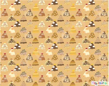 Χαρτόνι X-mas Trees beige 2 όψεων 50x70 εκ. 300 γρ.  Χριστουγεννιάτικα Χαρτιά και Χαρτόνια