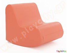 Κουνιστή καρέκλα παρεούλας soft play, σομόν-ροζ  Μαλακές Γωνιές Νηπιαγωγείων