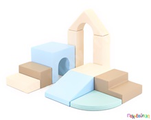 Σετ "Soft Play Creativity" παστέλ γήινο  Soft Play - Αφρώδη Σχήματα