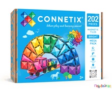 Μαγνητικά Πλακίδια "Bright Mega Pack" 202 Τμχ.  Μαγνητικά Παιχνίδια Κατασκευών