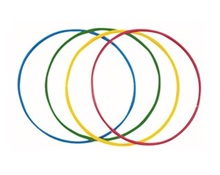 Στεφάνι Hula Hoop μονόχρωμο  Όργανα Γυμναστικής - Αθλητικός Εξοπλισμός