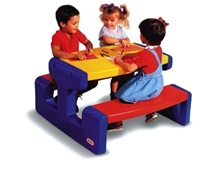 Τραπέζι εξοχής για 6 παιδιά (Primary) Little Tikes  Σετ Παιδικά Τραπεζάκια - Καρεκλάκια