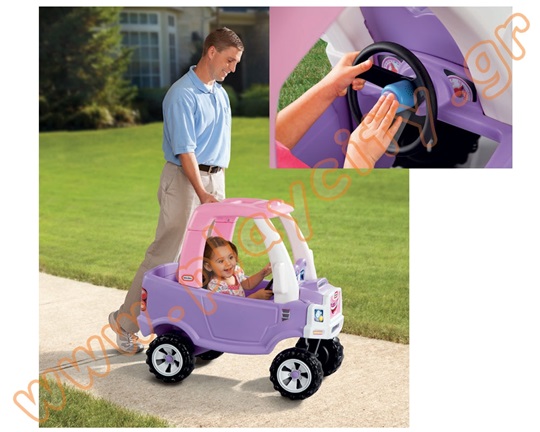 Πλαστικό αυτοκίνητο Ευχάριστο φορτηγό Princess Little Tikes