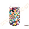 Πλαστικά maxi sticks σε βάζο 650 τεμαχίων από την HAMA, σε 7 διαφορετικά χρώματα.