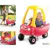 Πλαστικό αυτοκίνητο Cozy Κουπέ της Little Tikes, σε κίτρινο και κόκκινο χρώμα, έχει αποσπώμενο πάτωμα, ψηλή πλάτη και χώρο αποθήκευσης.