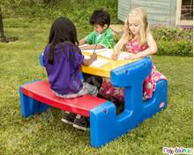 Τραπέζι εξοχής για 6 παιδιά (Primary) Little Tikes  Σετ Παιδικά Τραπεζάκια - Καρεκλάκια