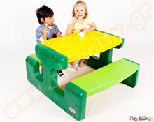 Τραπέζι εξοχής για 6 παιδιά (Evergreen) Little Tikes  Σετ Παιδικά Τραπεζάκια - Καρεκλάκια