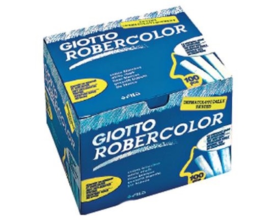 Κιμωλίες πλαστικές λευκές 100 τεμαχίων Giotto