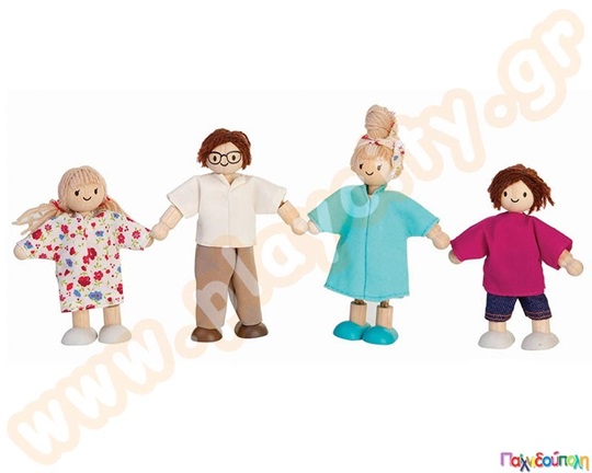 Μοντέρνα Κουκλοοικογένεια Plan Toys