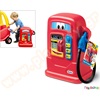 Αντλία καυσίμων της Little Tikes με ήχους, κόκκινη, έχει αδιάβροχα κουμπιά, μάνικα με ήχο και σύστημα για πιστωτικές κάρτες.