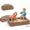 Αμμοδόχος Play n Store της Step2, με μεγάλο πλαϊνό ύψος, ιδανικό για κρύβουν τα παιχνίδια μέσα στην άμμο.