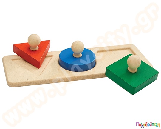 Ενσφηνώματα σχημάτων Plan Toys