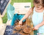 Ξύλινη Κουζίνα Outdoor και Messy Play με Ροή Νερού