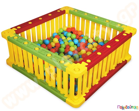 Σετ Τετράγωνος φράχτης - Μπαλοπισίνα