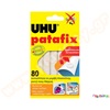 Αυτοκόλλητα Πλαστελίνης UHU Patafix συσκευασία 80 τεμαχίων, για γρήγορη και καθαρή στερέωση.