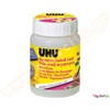 UHU Glue Varnish σε βαζάκι των 150 ml, στερεοποιεί και δίνει ματ φινίρισμα ταυτόχρονα, ιδανική για όλες τις επιφάνειες.