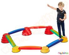 Σετ Διαδρομής Ισορροπίας : Αφής "Tactile Build N" Balance" (12 τμχ.)  Διαδρομές ισορροπίας