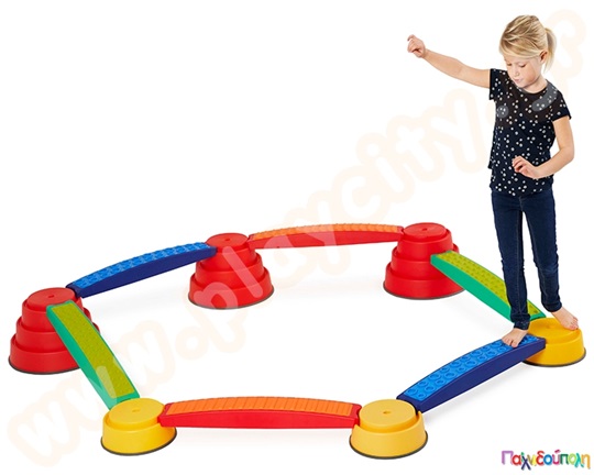 Σετ Διαδρομής Ισορροπίας και Αφής "Tactile Build N" Balance"