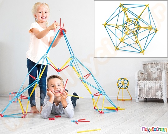 Παιχνίδι δαπέδου Flexistix 500 τεμάχια