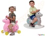 Μονόκερος Αναπήδησης "Rody Magical Unicorn" γκρι