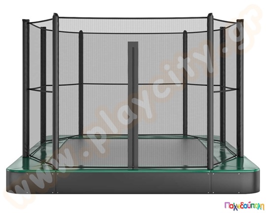 Τραμπολίνο "Primus Flat" 335x244 cm με ολόκληρο δίχτυ