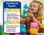 Εκπαιδευτικό παιχνίδι STEM Αφρώδη Μαγνητικά Τουβλάκια - Όχημα 13 τεμάχια