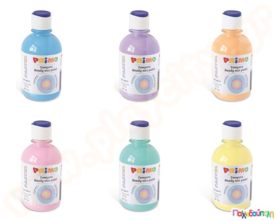 Τέμπερα παστέλ CMP 300 ml 6 χρώματα